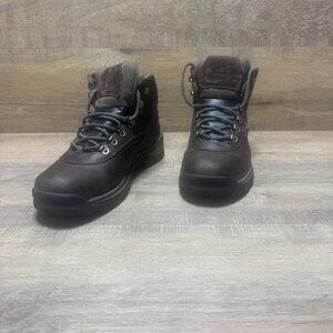 Timberland White Ledge Mid Brown Leather Waterproof Boots Men's Size 10